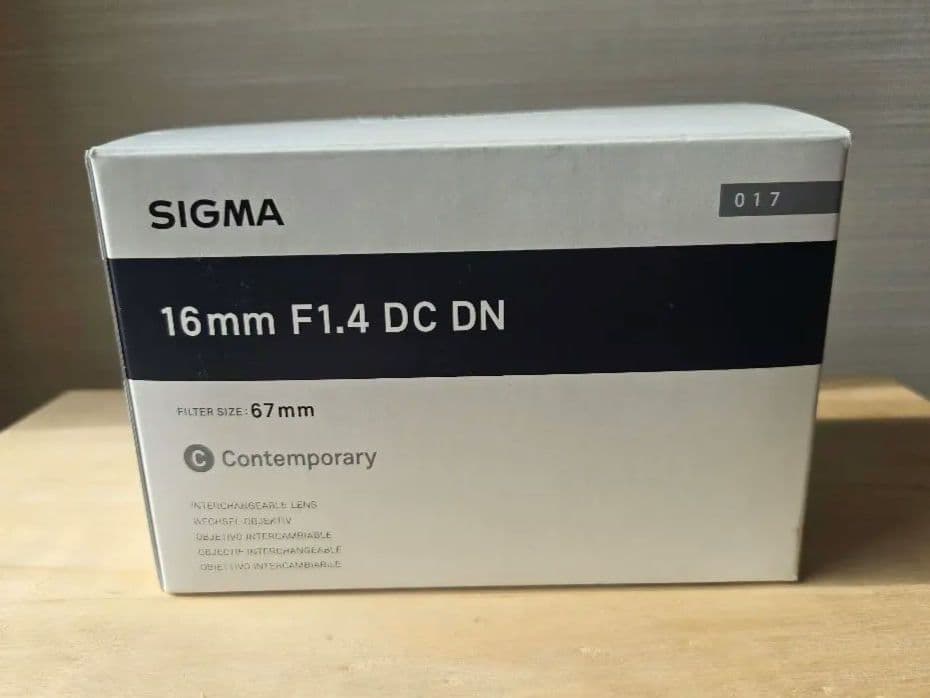 SIGMA 16mm F1.4 DC DN レンズ＋NDフィルター(K&F)