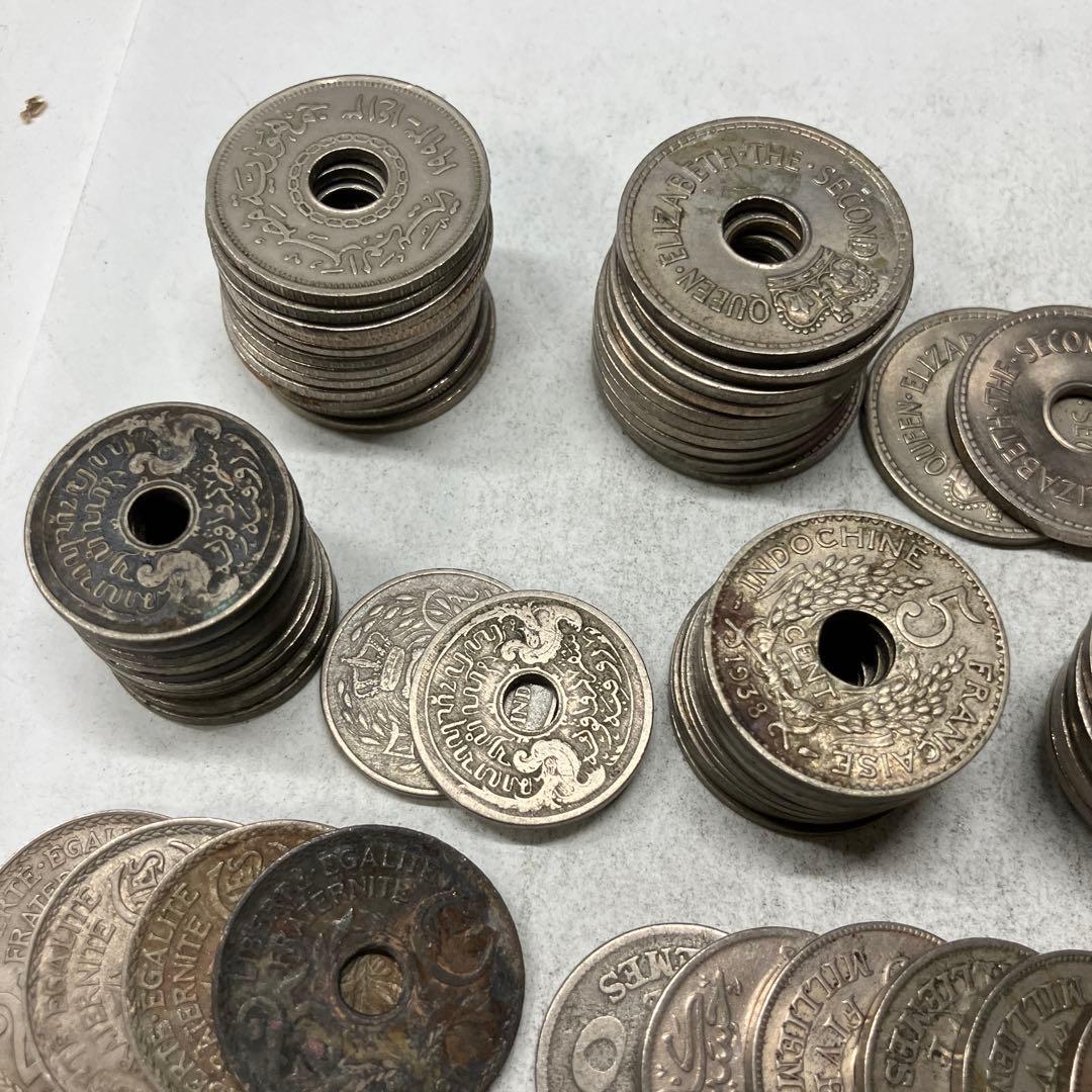 穴あき　　穴銭　硬貨　古銭　まとめ売り