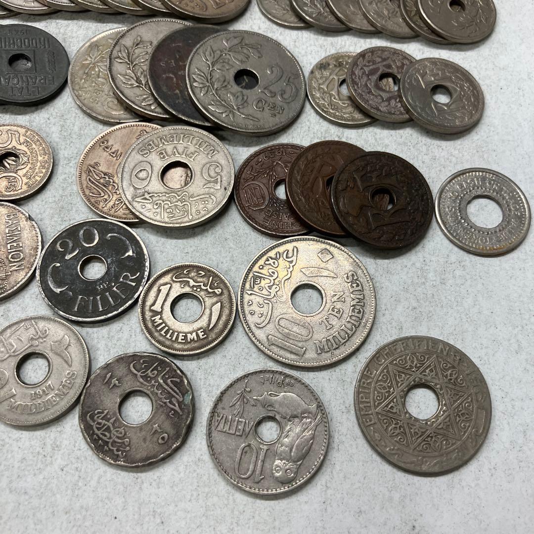 穴あき　　穴銭　硬貨　古銭　まとめ売り