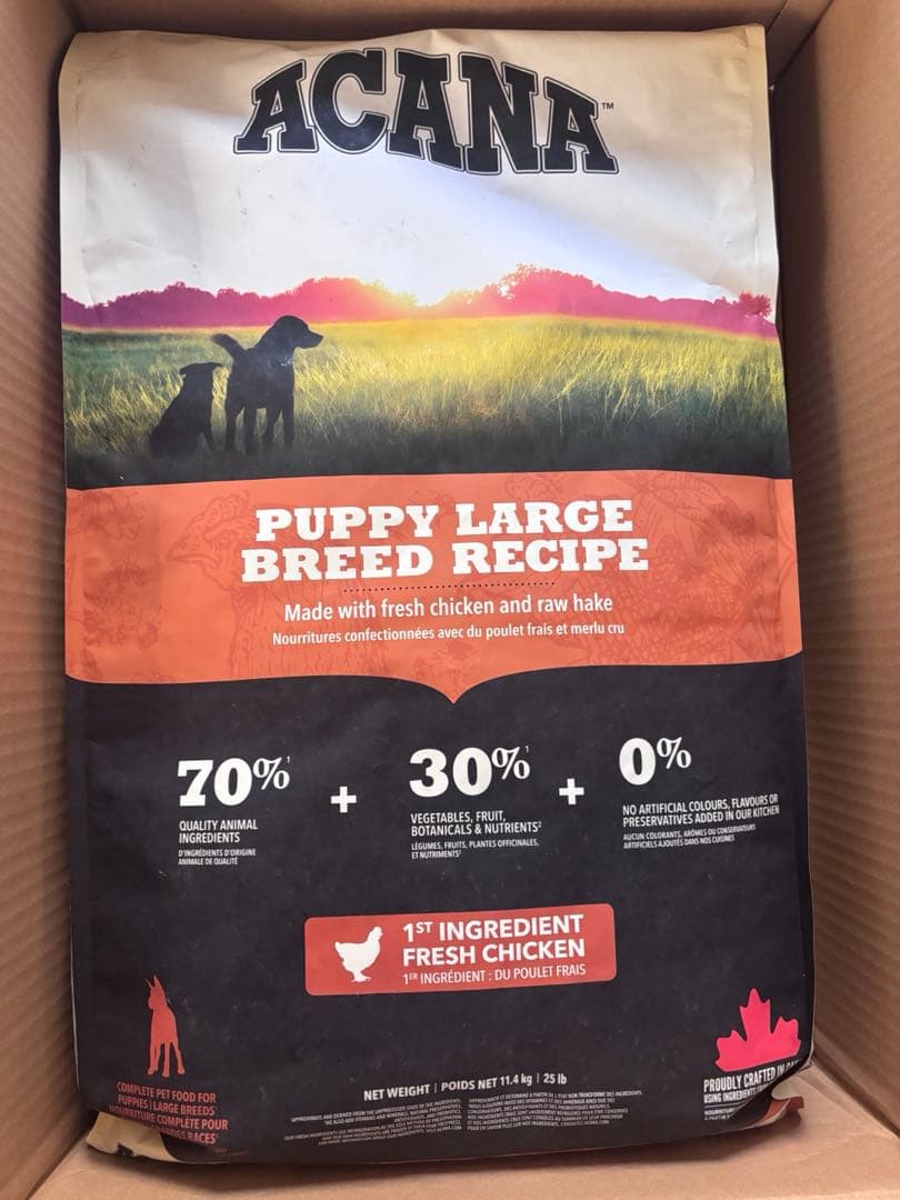 ACANA (アカナ) ドッグフード パピーラージブリード 11.4kg