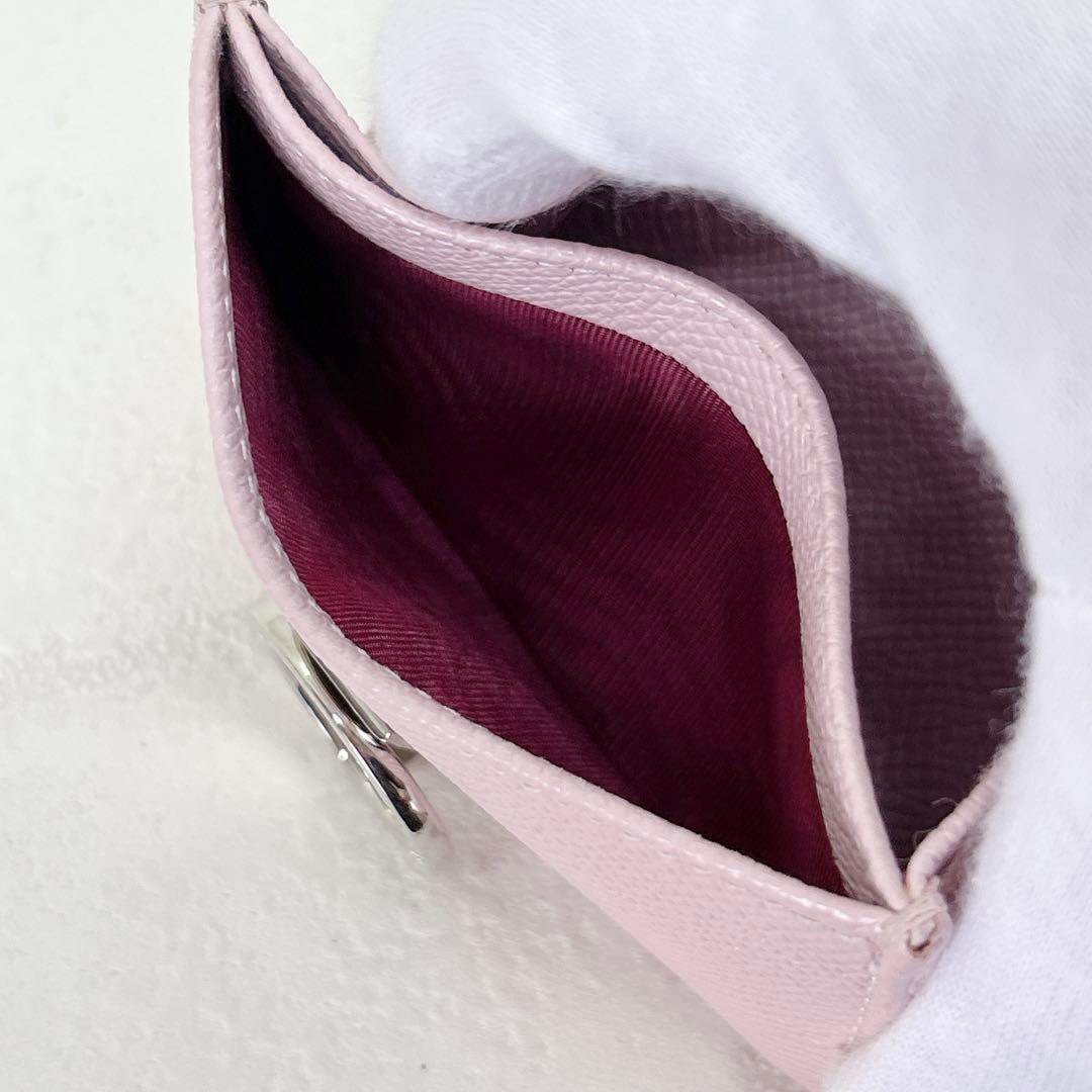 美品✨BVLGARI ブルガリ ロゴクリップ ケース 小銭入れ ピンク