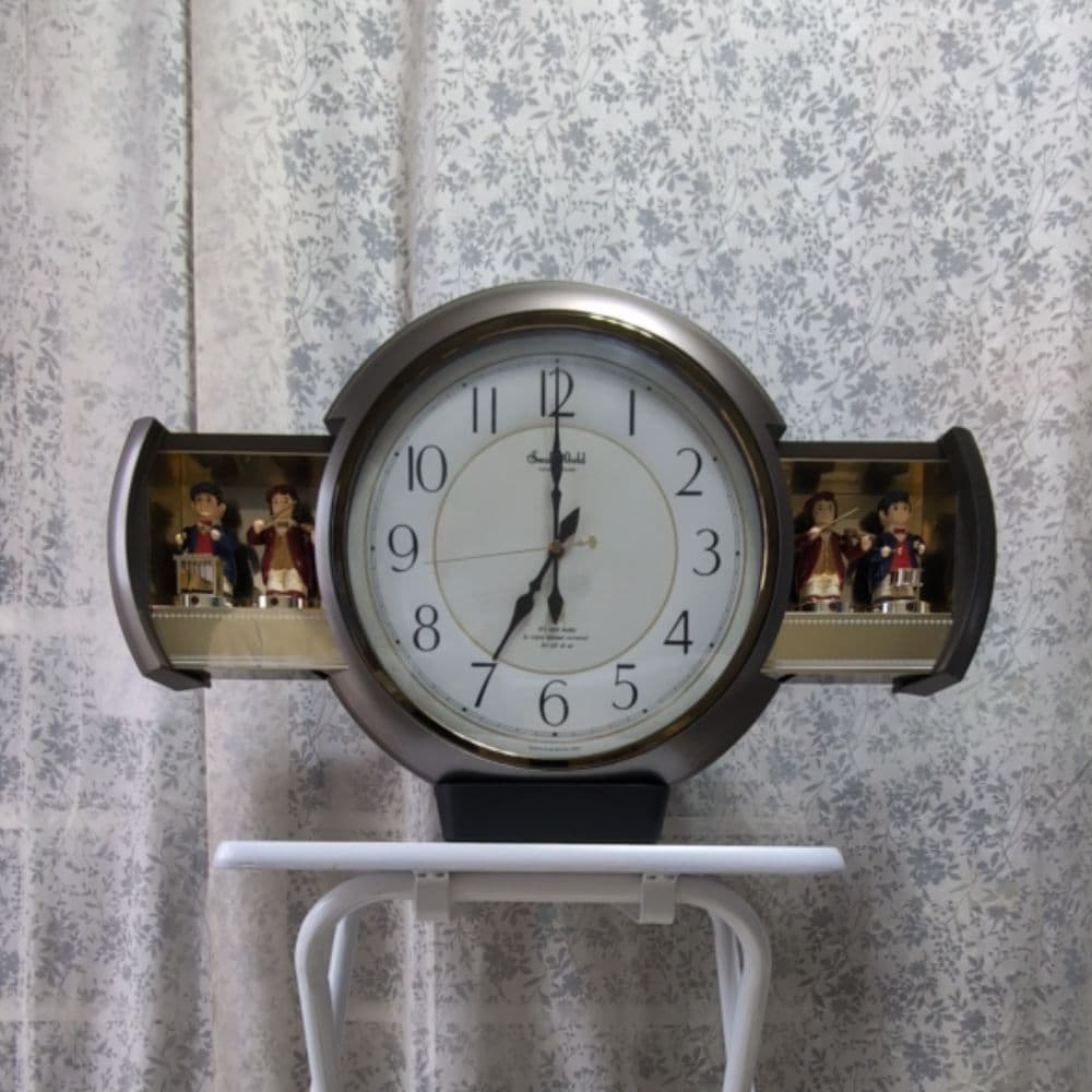 【マリリン】スモールワールド　音楽隊　掛時計　リズム時計　からくり時計