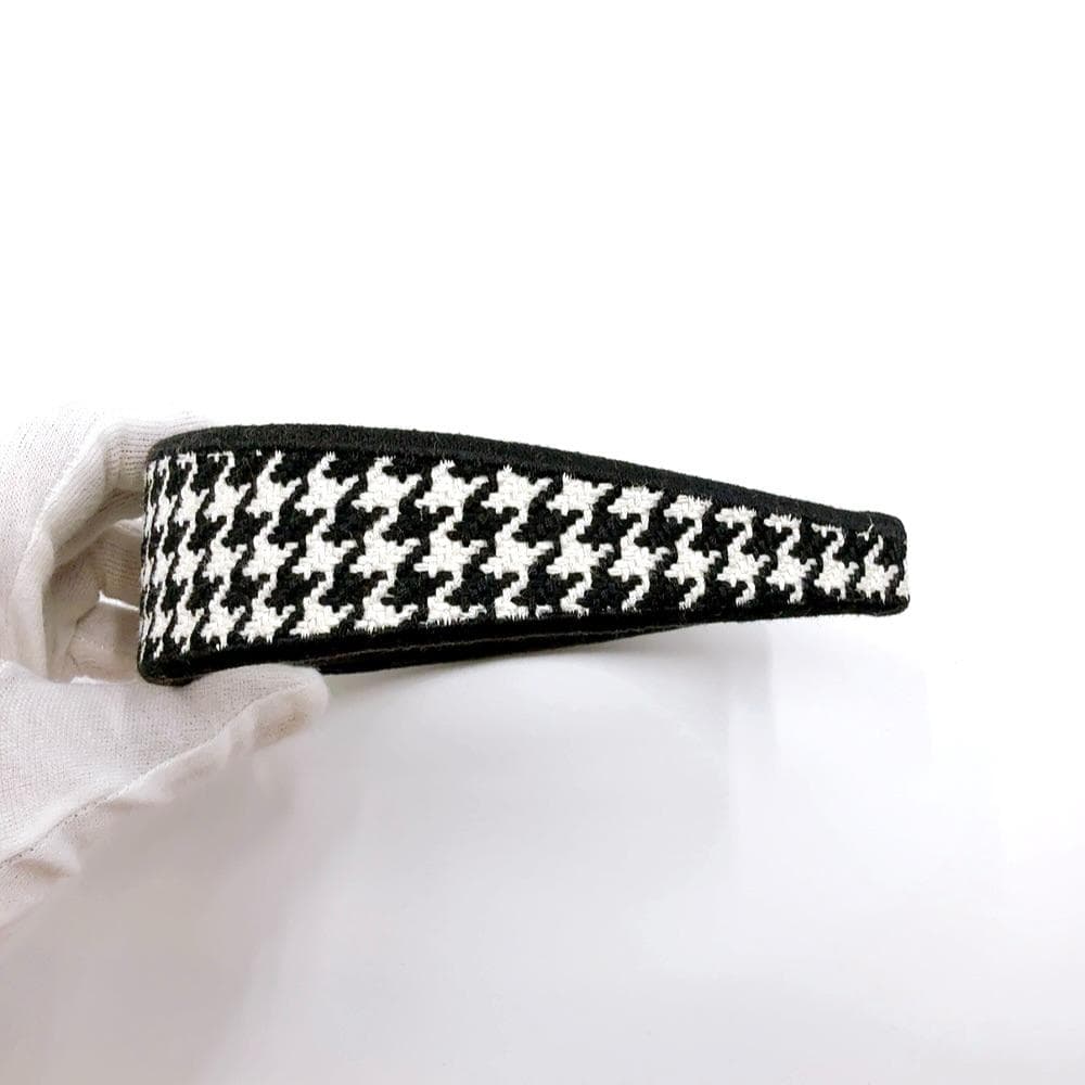 ◇クリスチャンディオール◇レザー×ファブリック/カチューシャ/ブランド