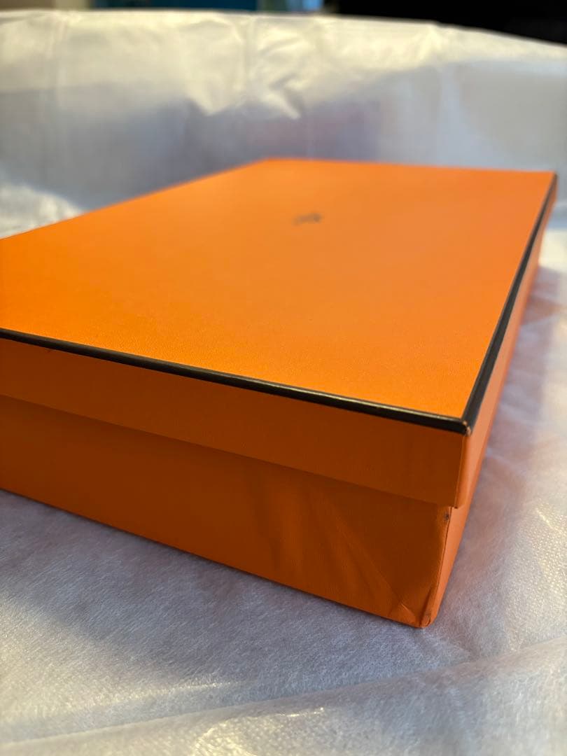 エルメス　ビーチタオル　オレンジ　大判