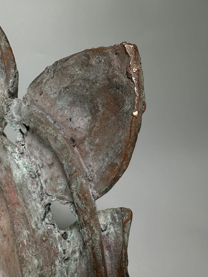 仏教美術　18世紀頃喜馬拉雅仏教　ヒマラヤ銅製面具　ヴァラーハ像　婆利迦古物保証