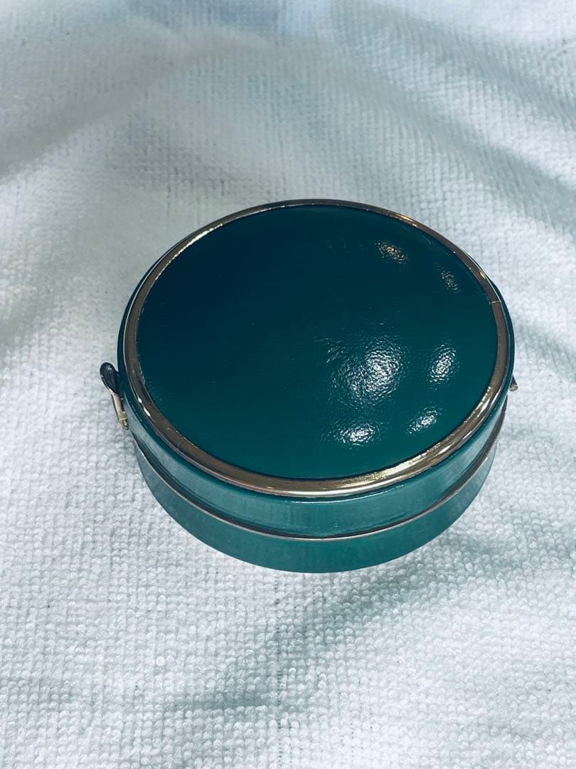 フランス'50 JAZ 本革製 真鍮 目覚時計 220gズッシリ 正確稼働整備品