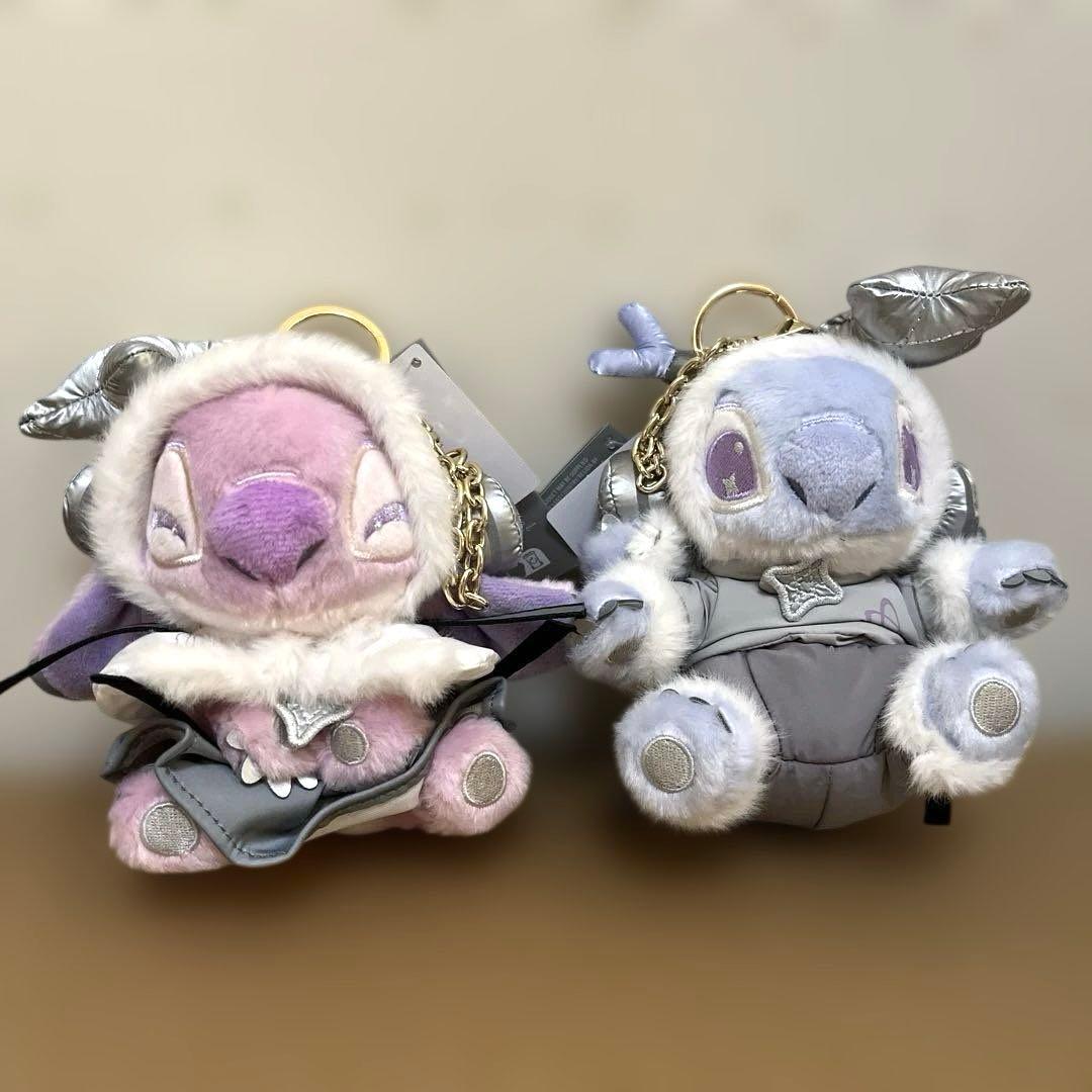 ディズニー スティッチ エンジェル ぬいぐるみ キーホルダー