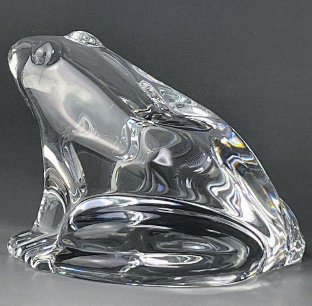 baccarat バカラ カエル 蛙 かえる ぺーパーウェイト