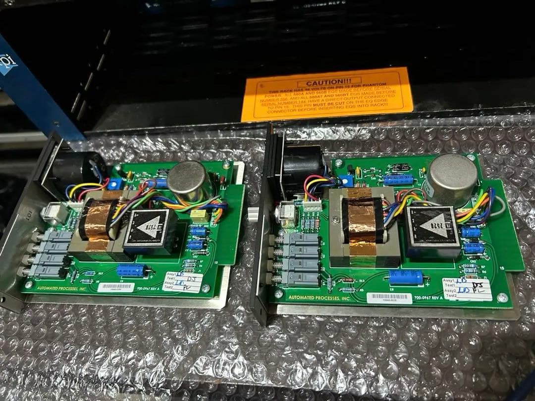 新品同様 API 312 マイクプリ 2台 連番マッチドペア！美品
