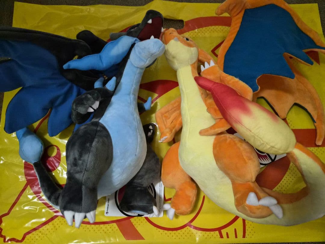 【送料込】メガリザードンX メガリザードンY ポケモンセンター ぬいぐるみ