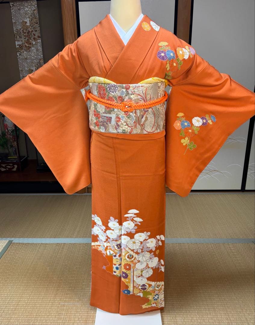 正絹訪問着4点フルセット