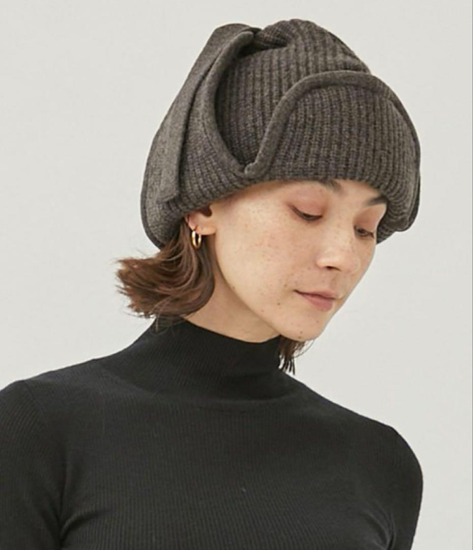❤︎ FUMIE TANAKA フミエタナカ ear cover knit cap