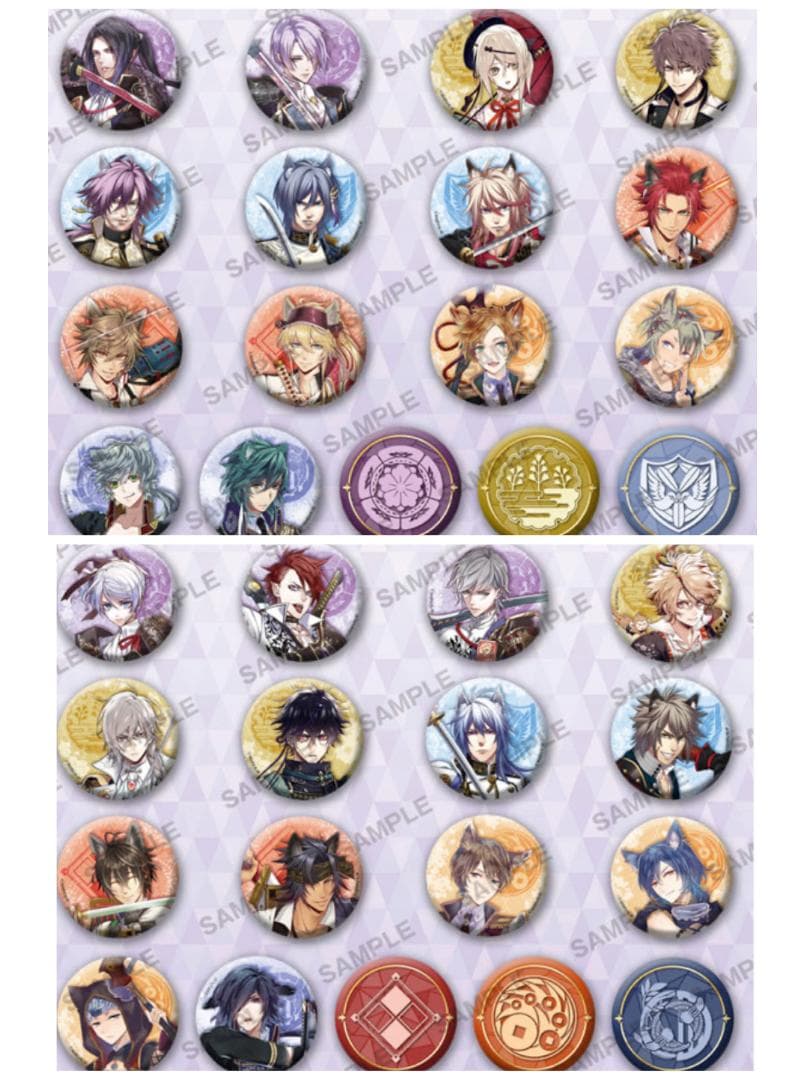 戦刻ナイトブラッド缶バッジ＋ver.Ａ・ver．Bセット　未開封BOX