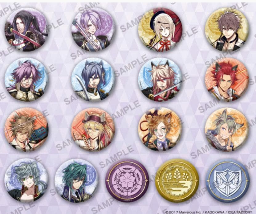 戦刻ナイトブラッド缶バッジ＋ver.Ａ・ver．Bセット　未開封BOX