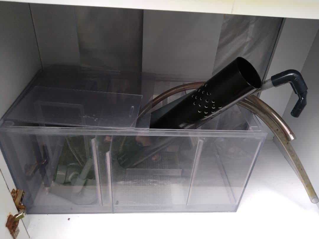 オーバーフロー水槽　90cm ウールBOX 海水魚　熱帯魚　濾過槽　ガラス水槽