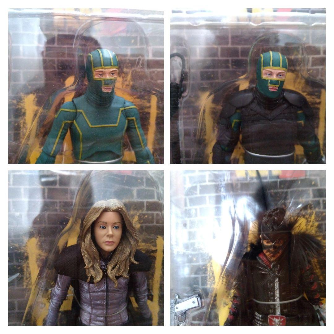 ●キックアス2 フィギュア ネカ NECA 4体セット アメコミ クロエ