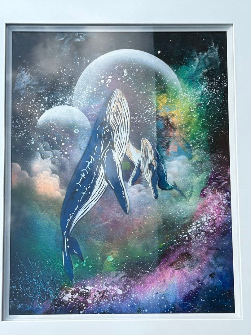 ⭐︎匿名配送スプレーアートエデンF 6サイズキャンバス白額付き