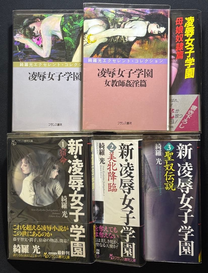 希少【傑作】【初版】凌辱女子学園 全巻セット 綺羅光※ 人気ランキング１位の傑作