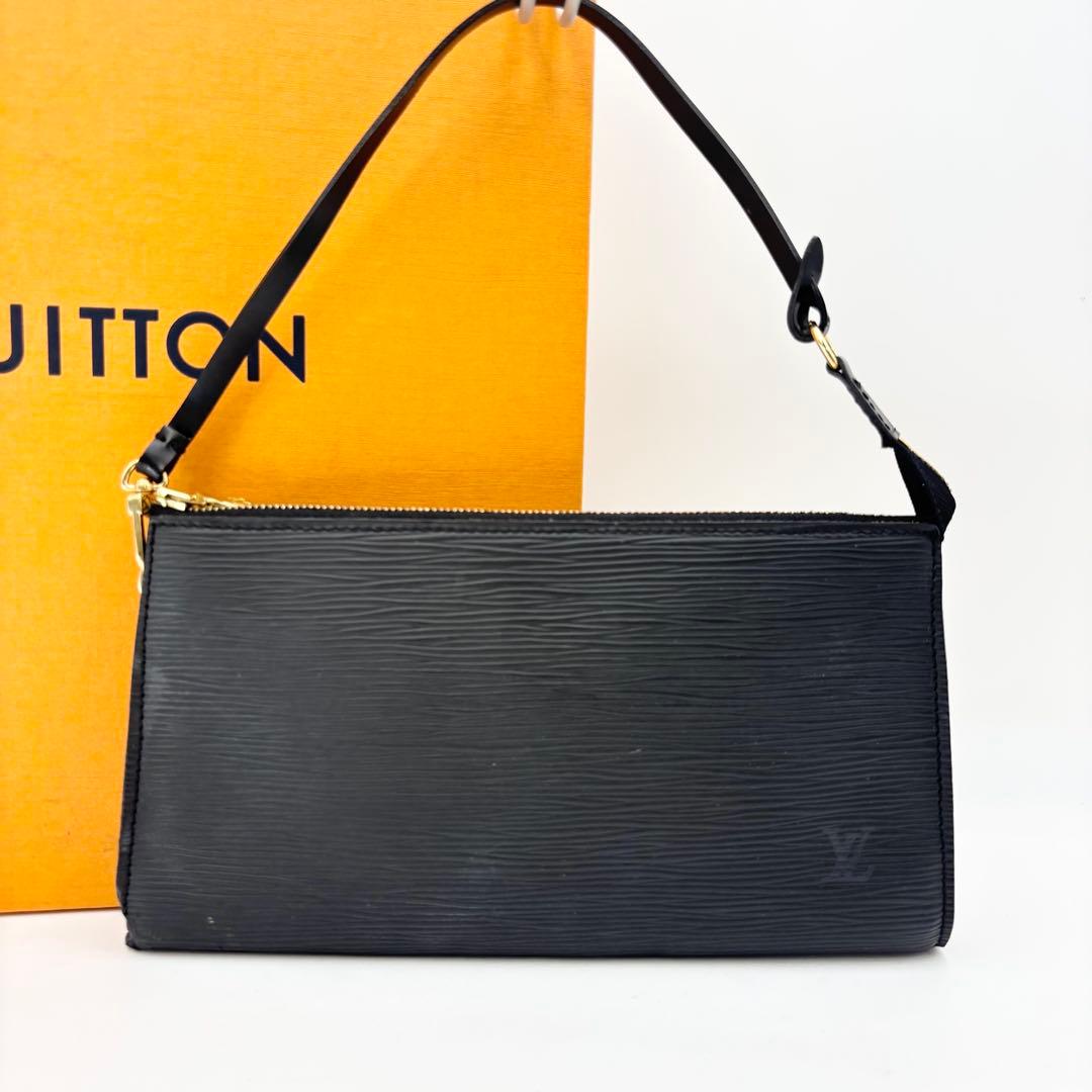 LOUIS VUITTON エピ　ポシェット　アクセサリーポーチ ノワール
