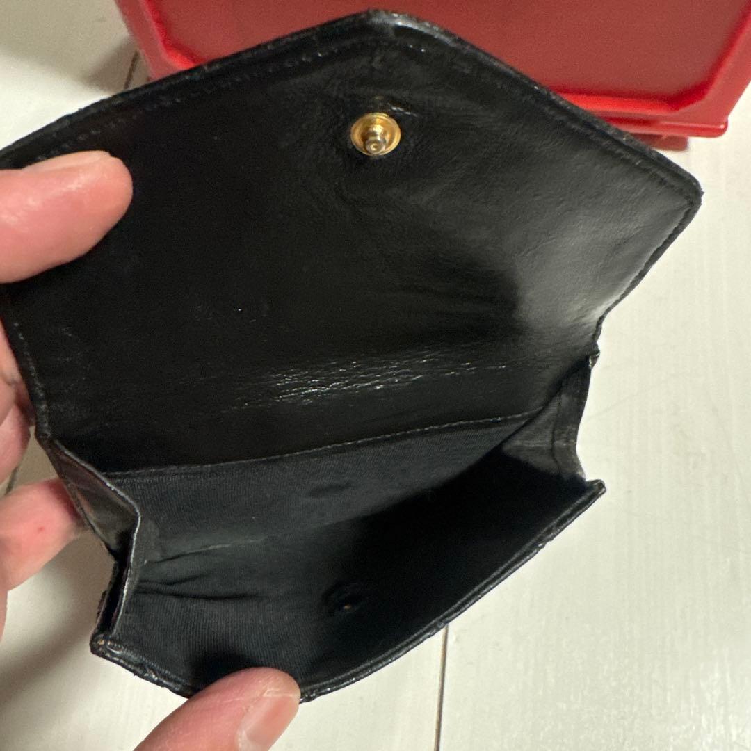 正規品　CHANEL ビコローレ ラムスキン 二つ折り財布 Wホック