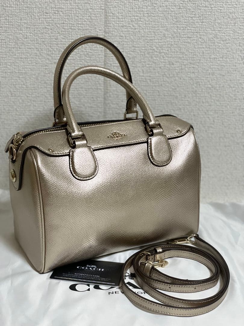 a*o様 ❤️COACH❤️ ゴールド ハンドバッグショルダーバッグ 2way