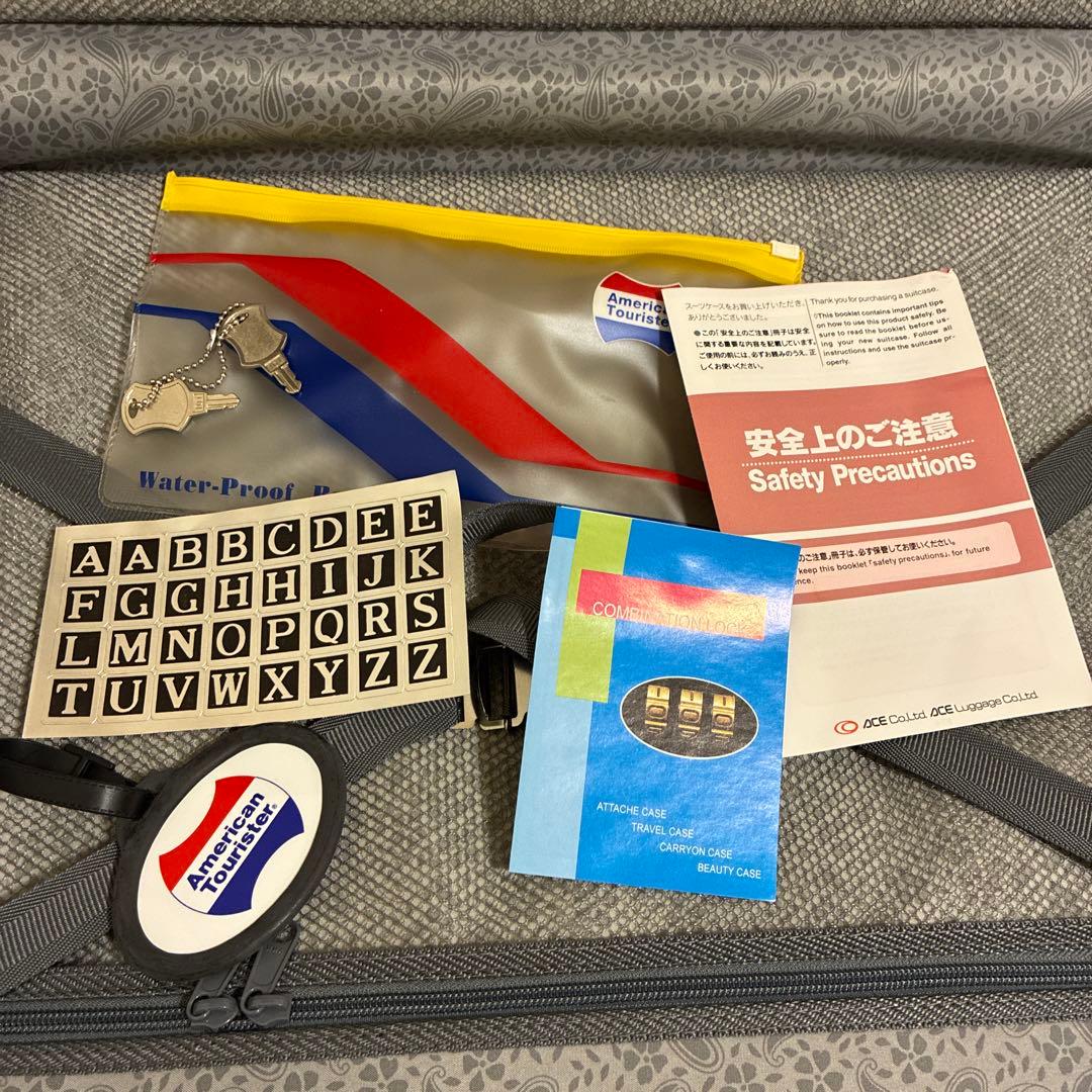 American Tourister サムソナイト　ネイビーキャリーケース 中型