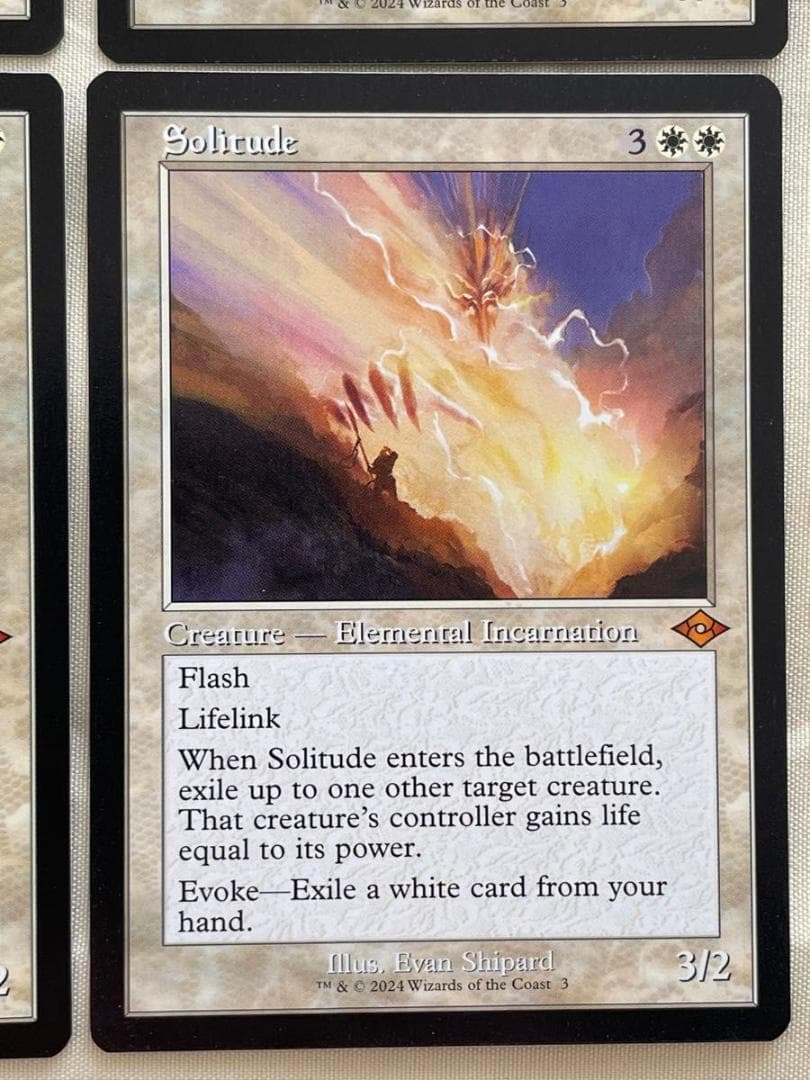MtG 孤独/Solitude(旧枠) 4枚セット