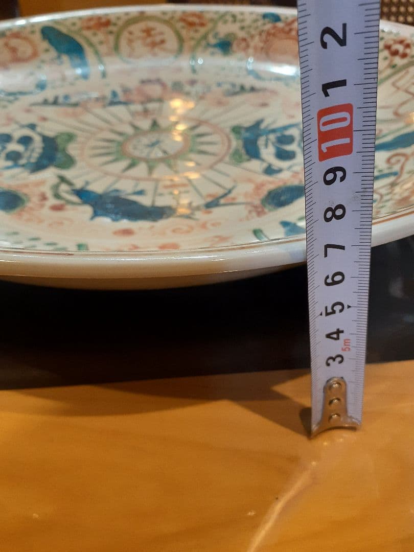 中国明末清初呉須赤絵大皿