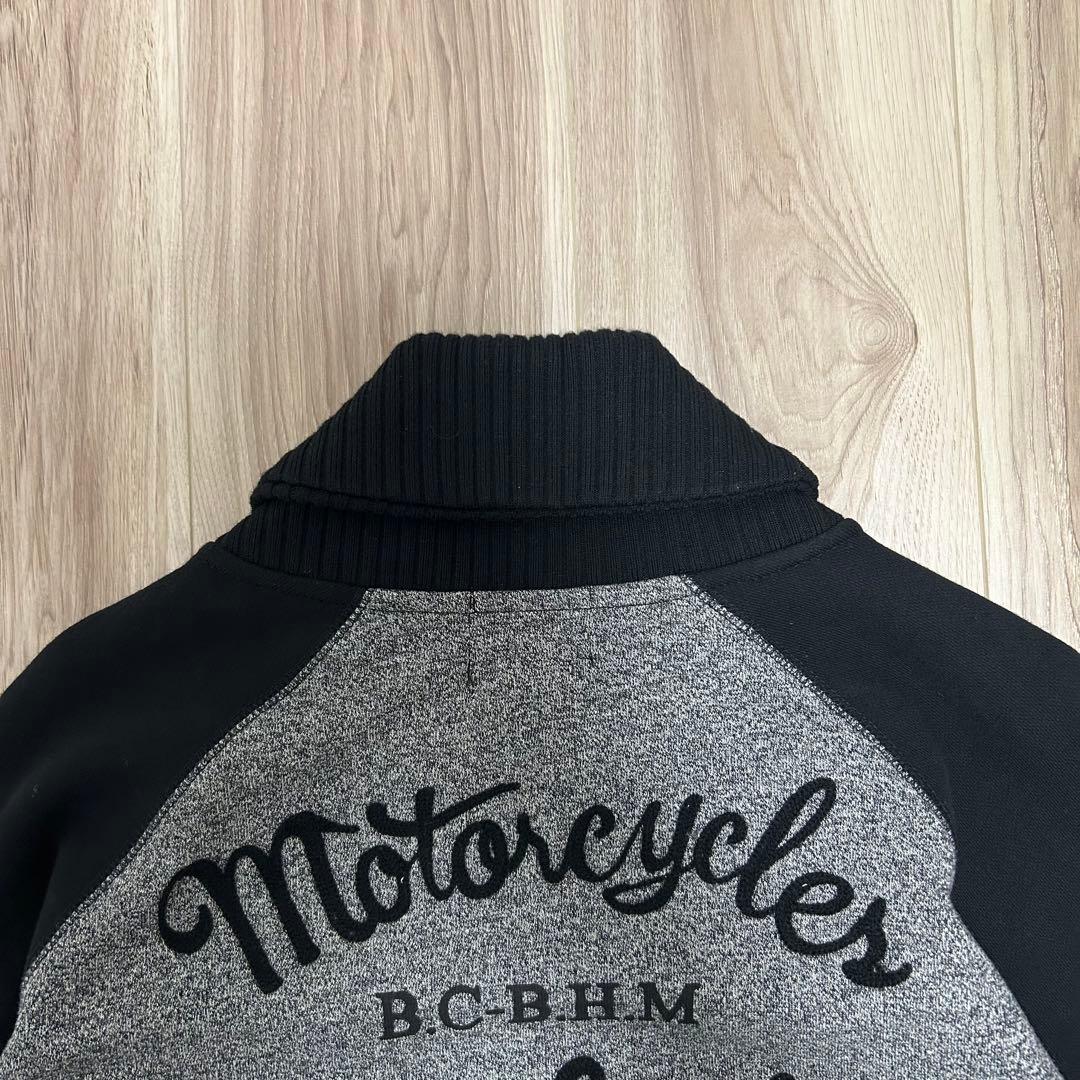 【美品】VANSON バンソン　ジップ　ジャケット　スウェット　ワッペン刺繍