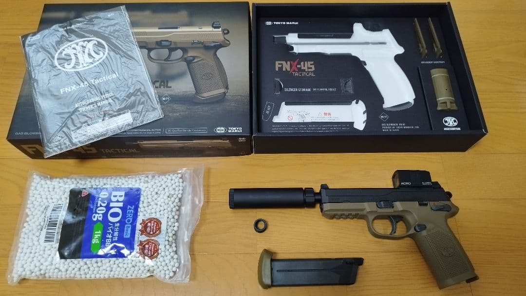 東京マルイ　ガスブロ　FNX-45 Tactical　カスタム
