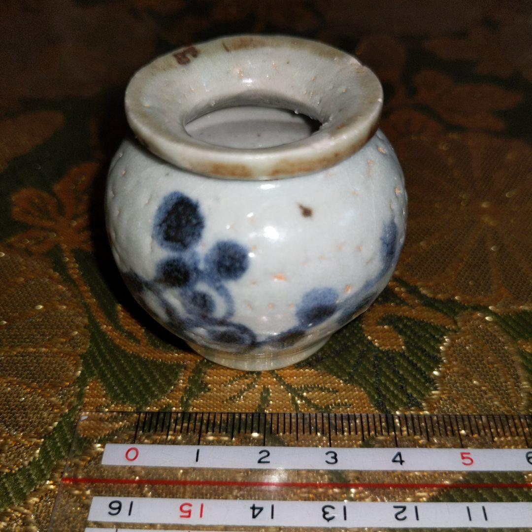 【最終価格】 中国　書道　骨董　小壺　時代品