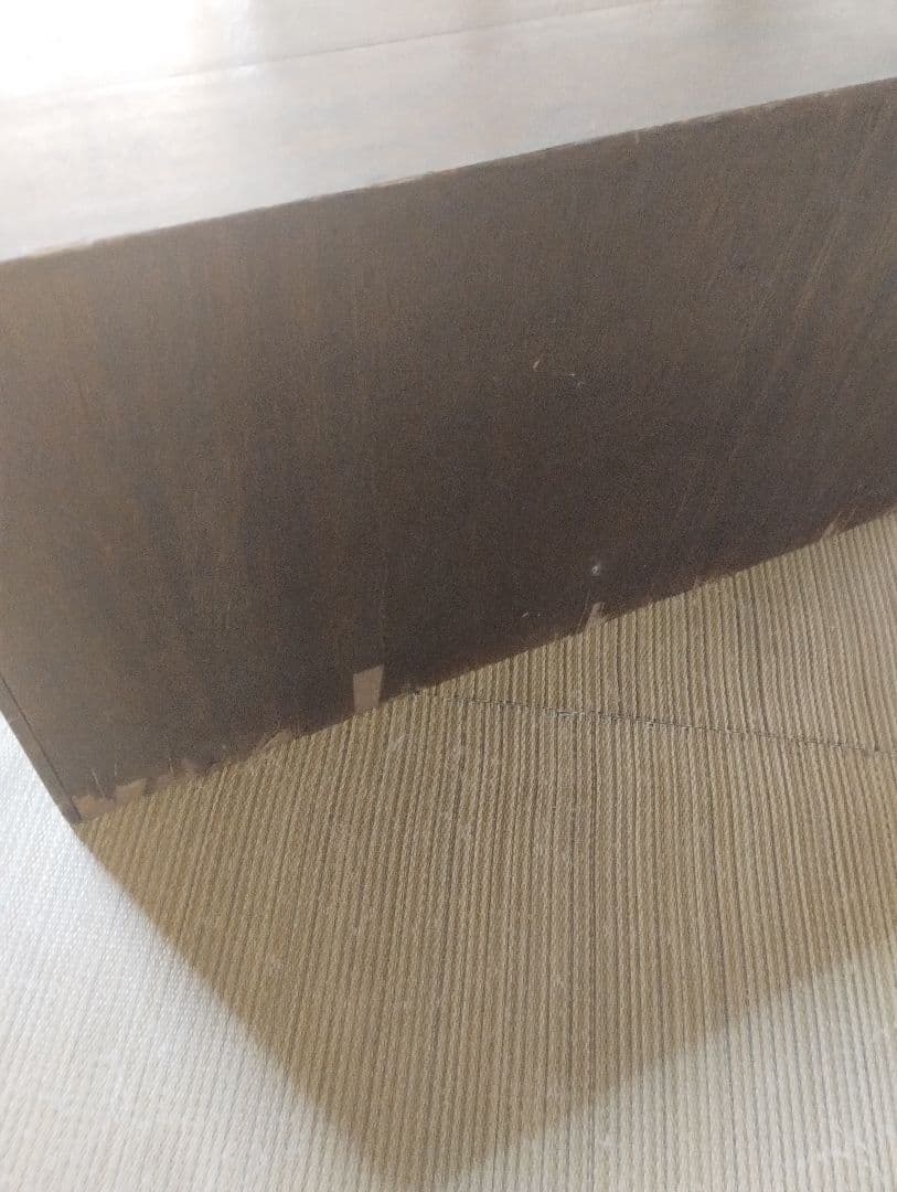 木製引き出し　整理タンス 　箪笥　2段　昭和レトロ　和骨董　古家具　無垢材