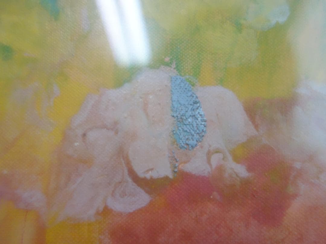 M▽斎藤光子 油彩 絵画 額縁 エンパイアを望む F6 (37908)