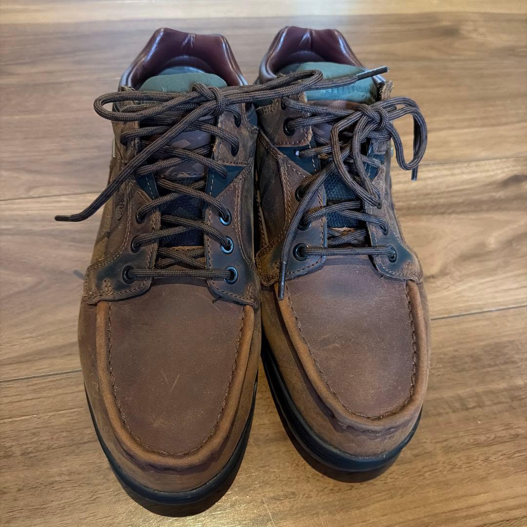 靴 timberland moc toe Mid gtx brown