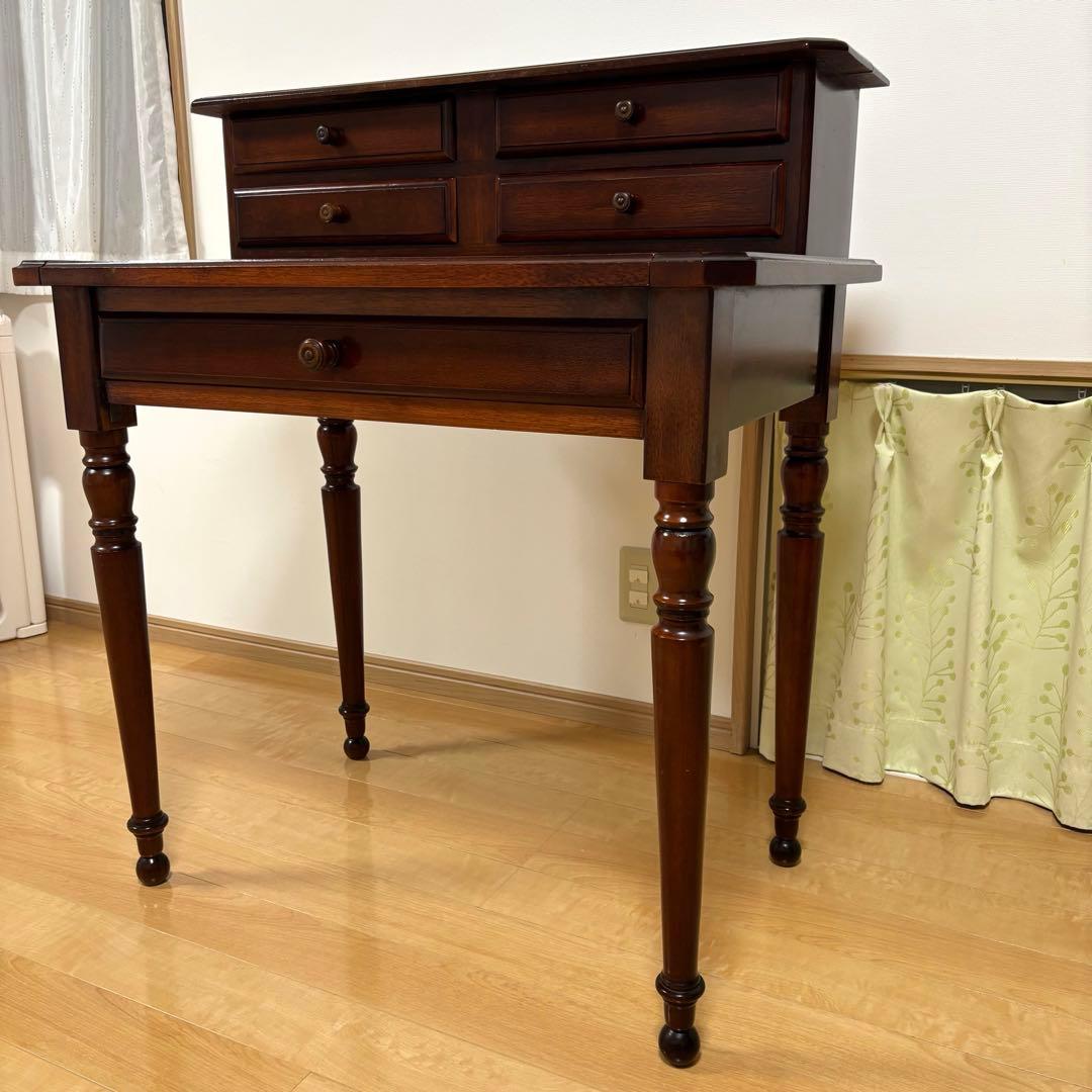 木製 ライディングデスク ビンテージ 天然木 学習机事務机 アンティーク