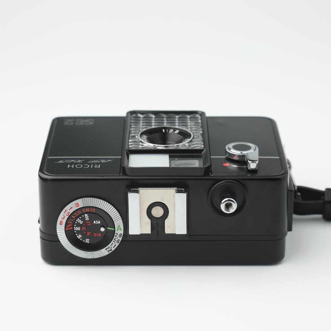 【最終モデル動作品】リコー オートハーフ SE2 黒仕上げ ケース付