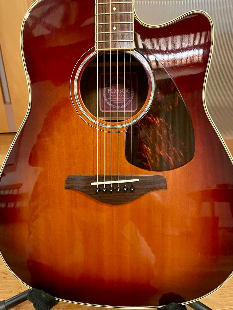 値下げします:YAMAHA FGX730SC アコースティックギター中古