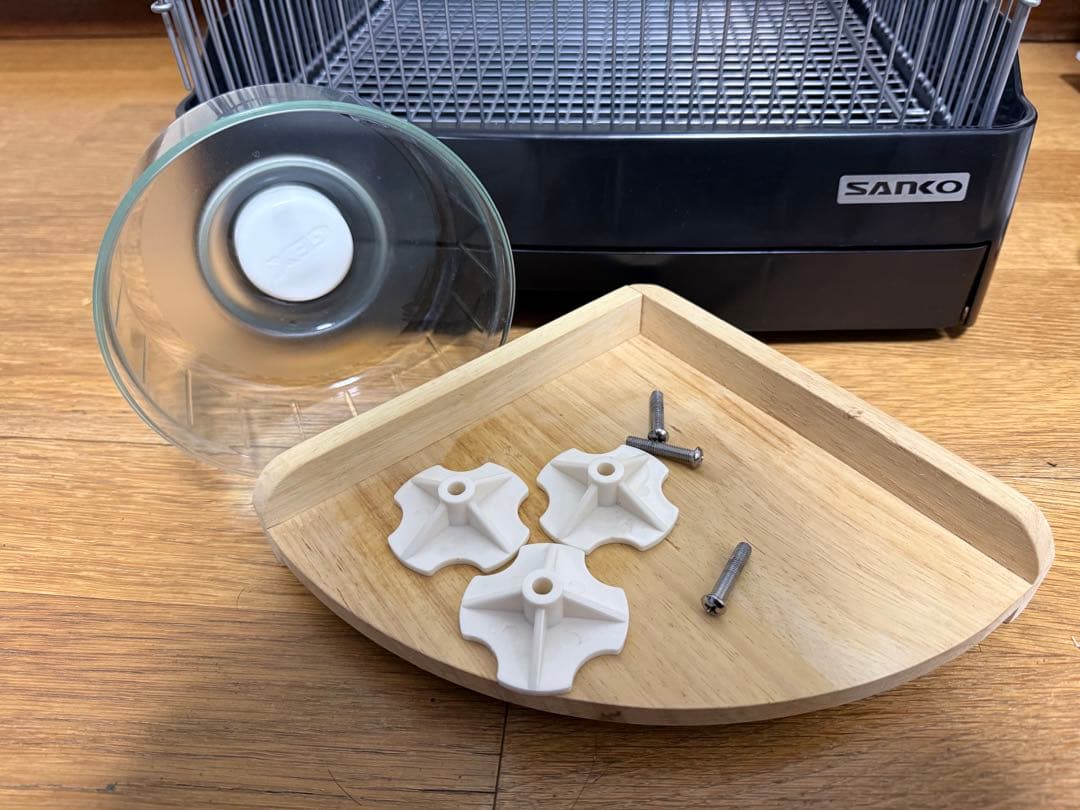 鳥かご、止まり木+〜