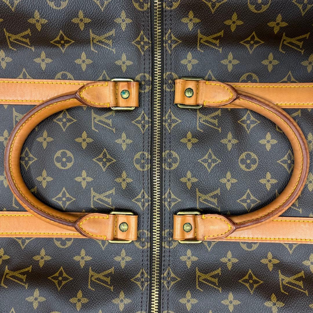 ルイヴィトン　モノグラム　キーポル50　ボストンバッグ　ブラウン　旅行