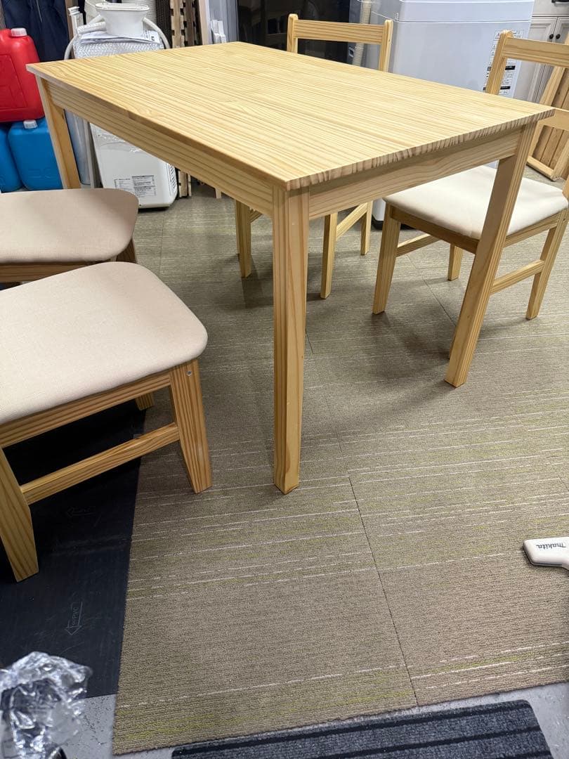 【超美品】LOWYA ロウヤ　ダイニングテーブル 5点セット　NEWナディア