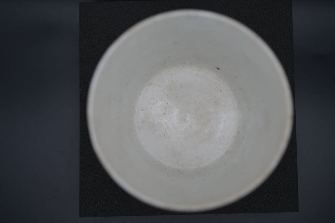 （黄 3） 古伊万里 蕎麦猪口 そば猪口 渦福 染付 染付け 江戸中期