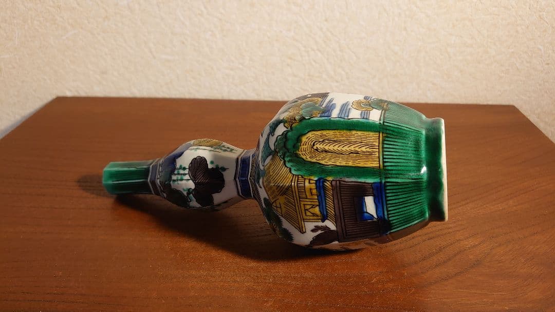 古九谷　九谷焼　吉田屋　青九谷　蔵出し　１客