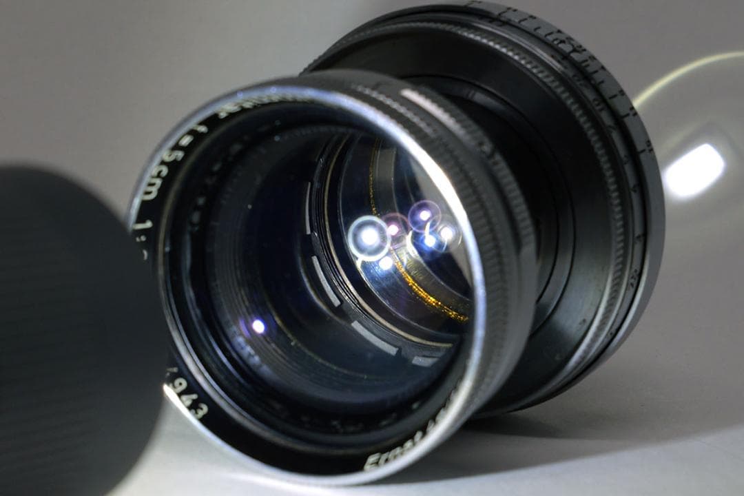 Leitz Summitar 5cm f2 L39マウント L/Mリング付