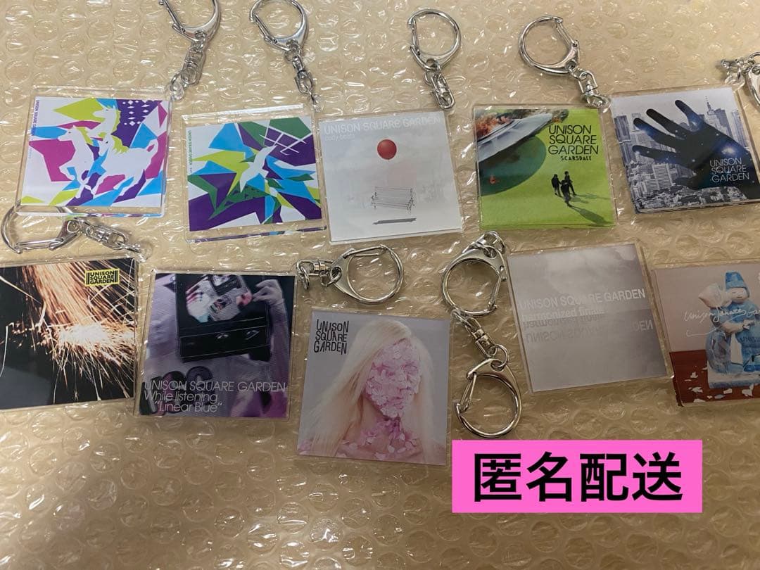 UNISON SQUARE GARDEN シングルジャケットアクリルキーホルダー