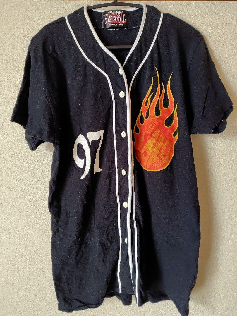 B'z　1997年LIVEGYM fireball ツアー　ベースボールシャツ