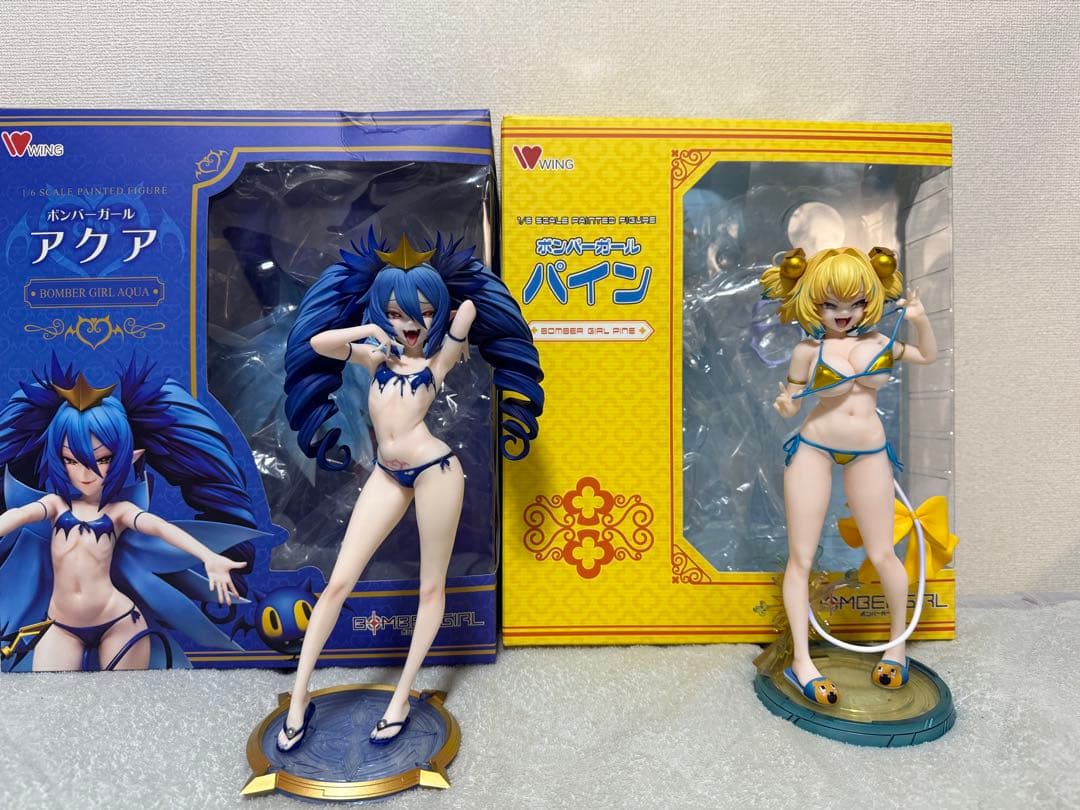 ボンバーガール アクア パイン WING フィギュア セット
