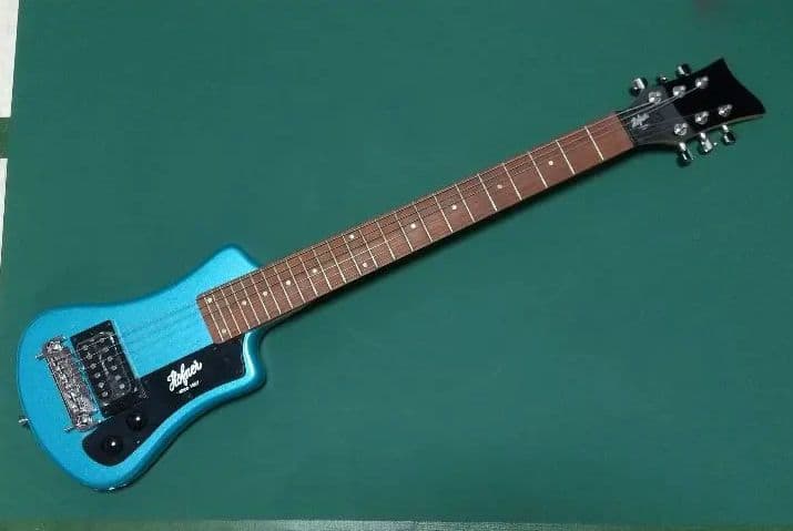 Hofner ヘフナー ショーティ エレキギター 青
