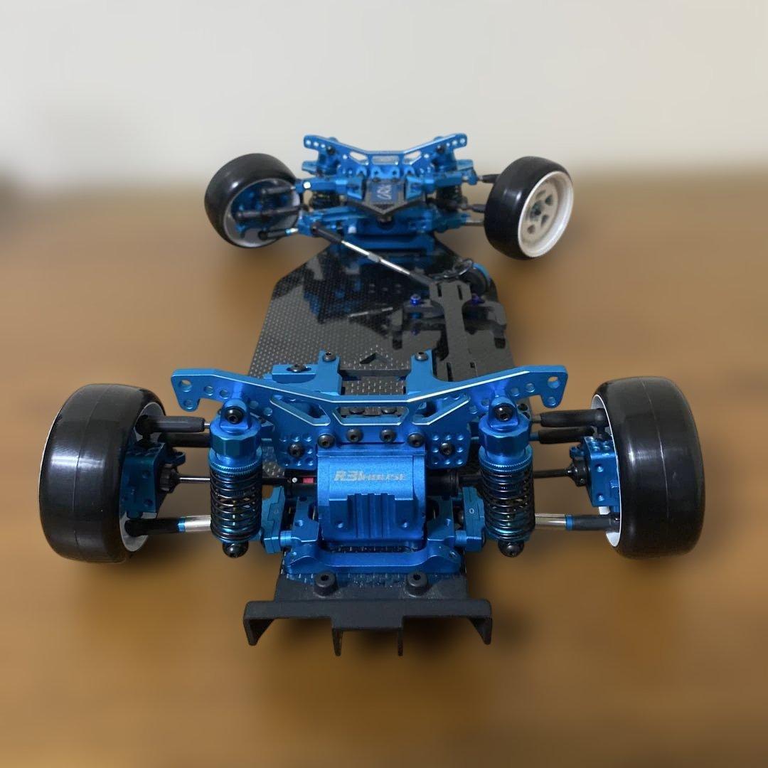 R3house URK カーボンシャーシ ラジコンgrk3希少ライトブルー