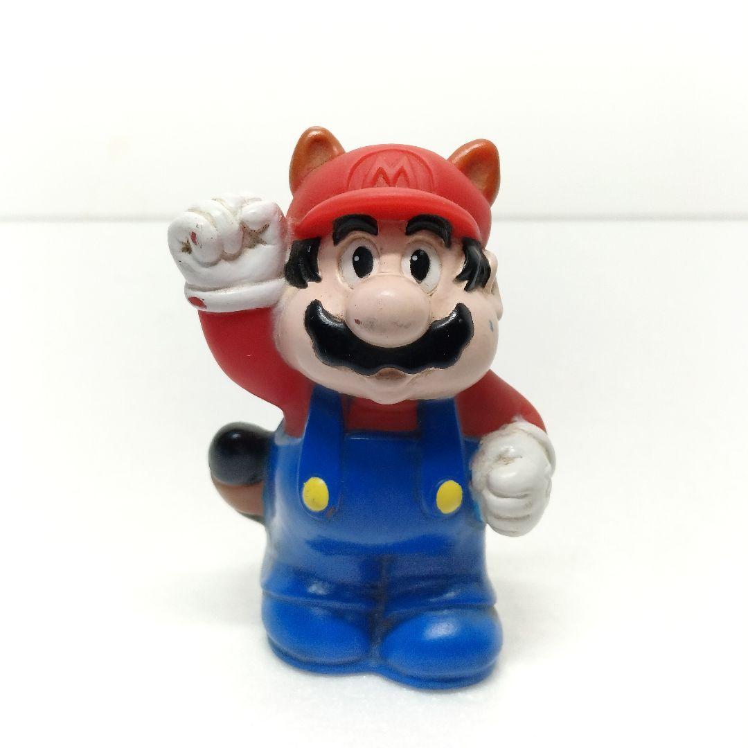 当時物 1989年 スーパーマリオ3 しっぽマリオ ソフビ ハッピーミール