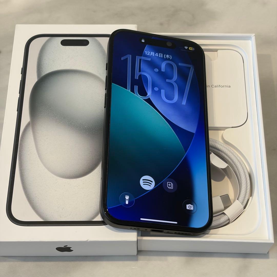【早い者勝ち】iPhone 15 ブラック 128GB本体 SIMフリー